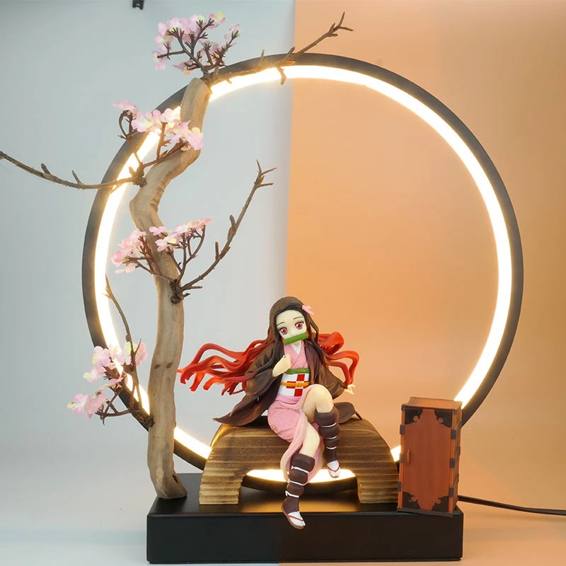 Demon Slayer's: Tanjiro & Nezuko Model With USB Light - Nezuko A (35cm)